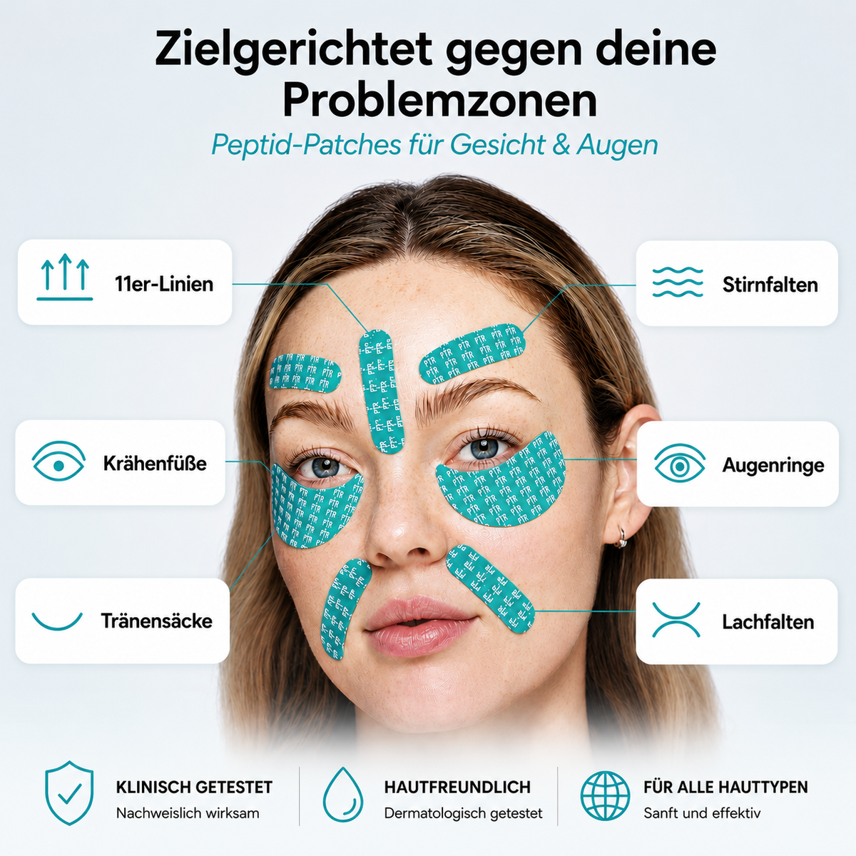Lunéa - Peptid Anti-Falten Patches