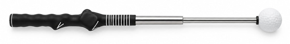 Voss ausgefahren: Griff links, Stab in der Mitte, Kopf rechts